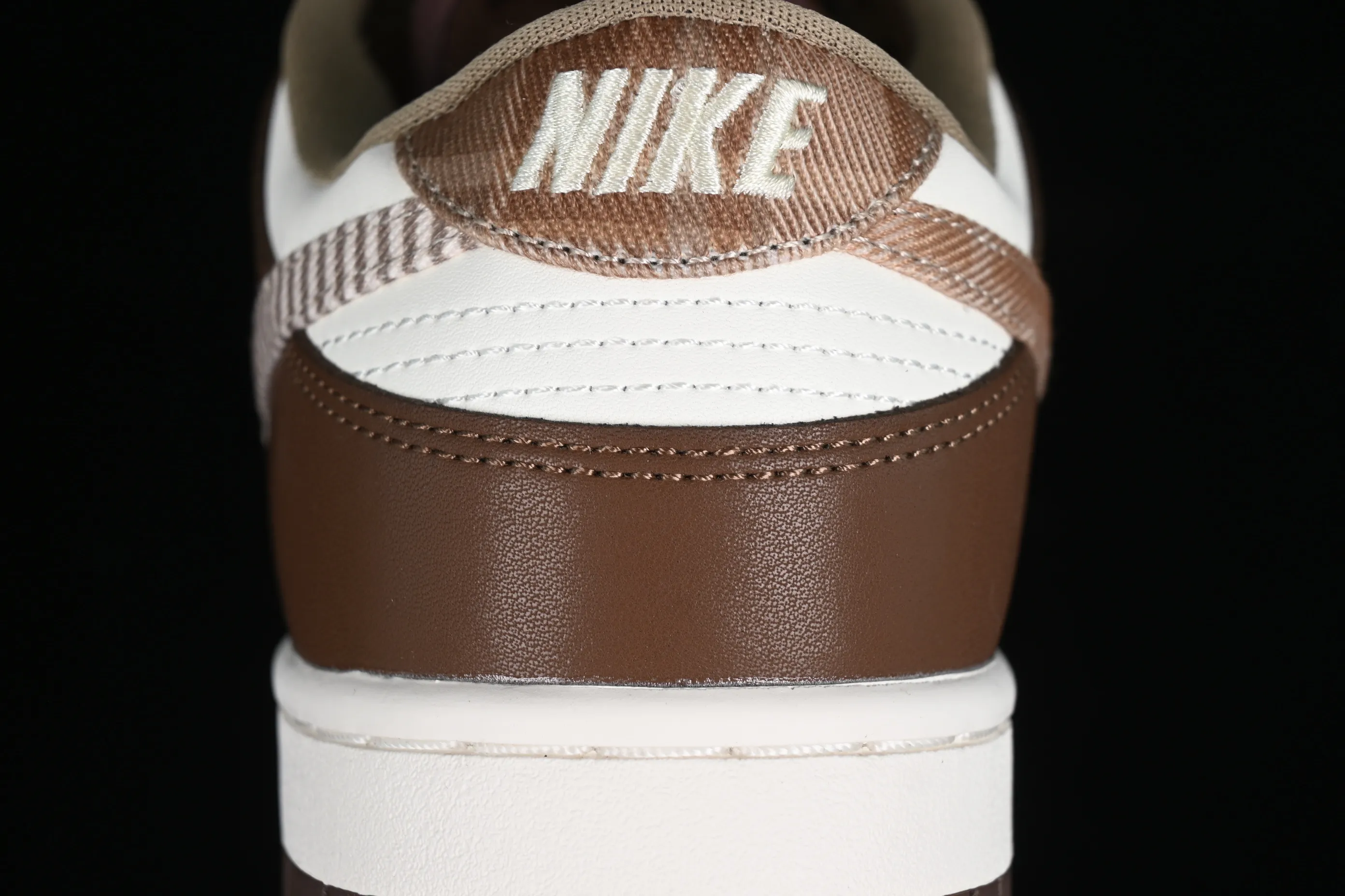 All categories Nk SB Dunk series Nk SB Dunk Low low-top sneakers Nk Dunk Low "Brown Plaid" white and brown stitching SB low-top casual sneakers FV3653-191
